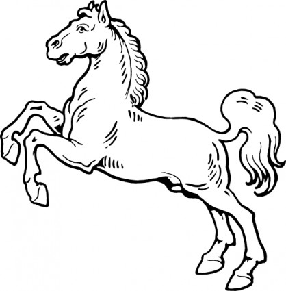 Clipart Horse White Horse Clip Art 6223 Jpg