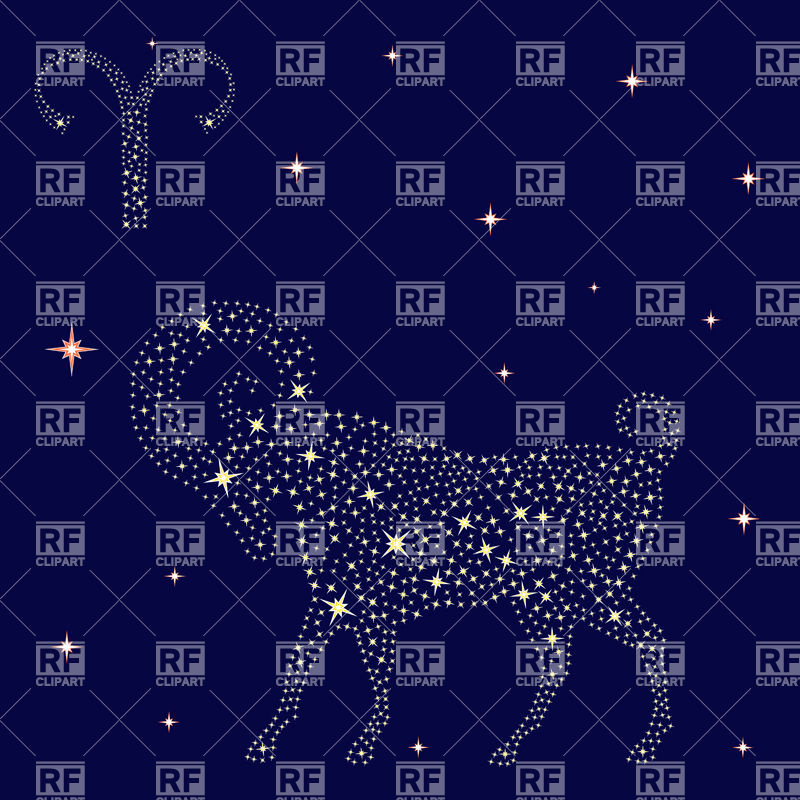 Constellation Of Aries   Astral Zodiac Sign 36045 Download Royalty    
