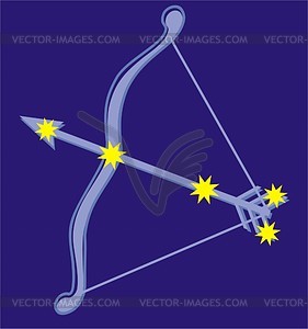 Constellation Sagitta   Vector Clipart