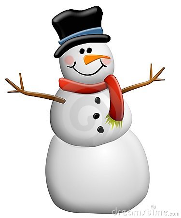 Cute Snowman Clip Art Snowman Clip Art With Falling Snow