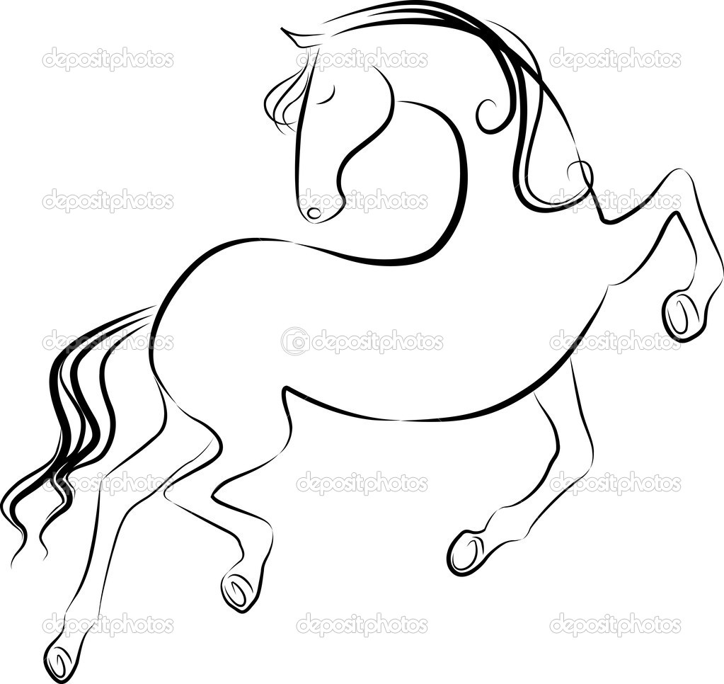 Dancing Horses Colouring Pages  Page 3 