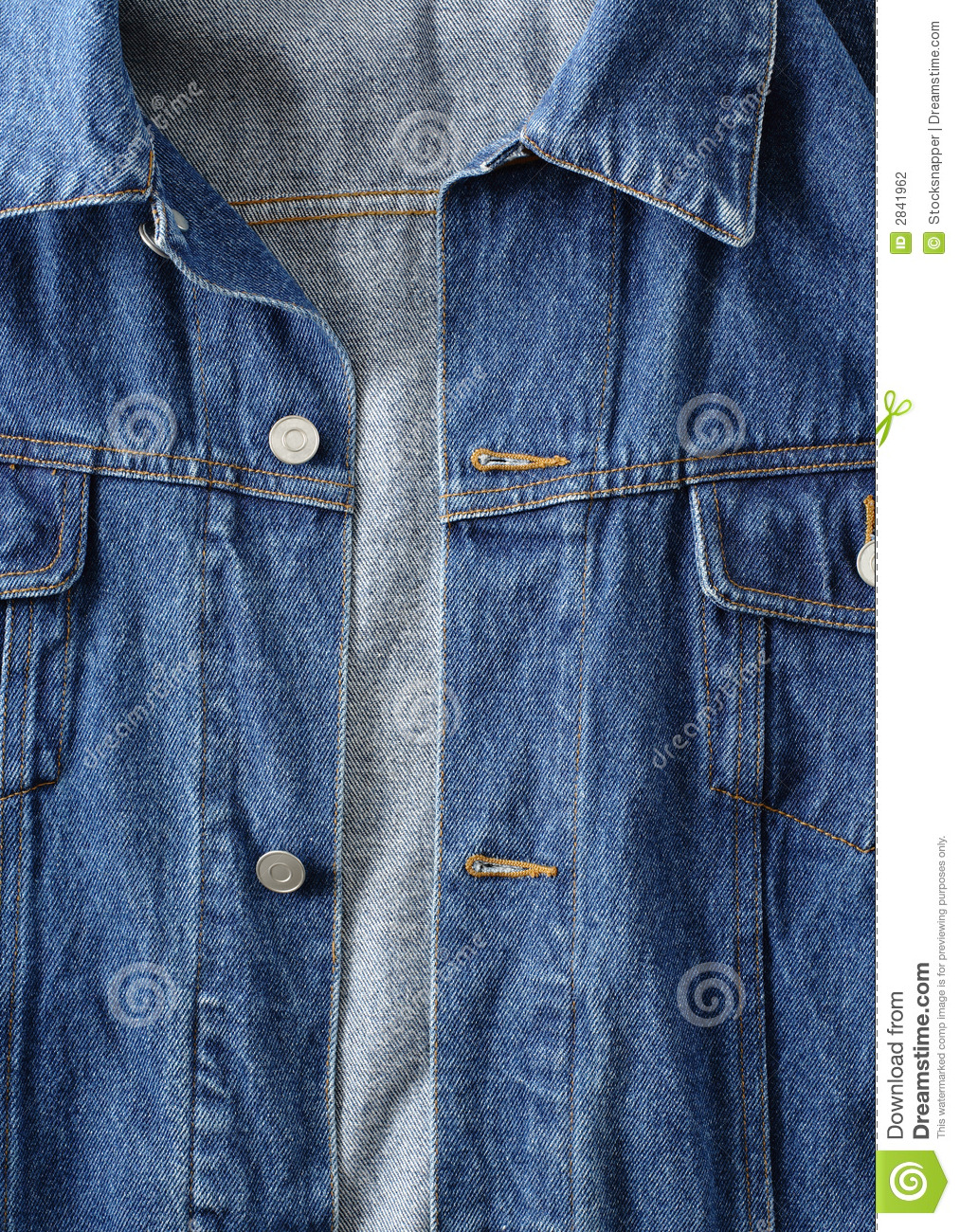 Denim Jacket Detail Stock Photography   Image  2841962