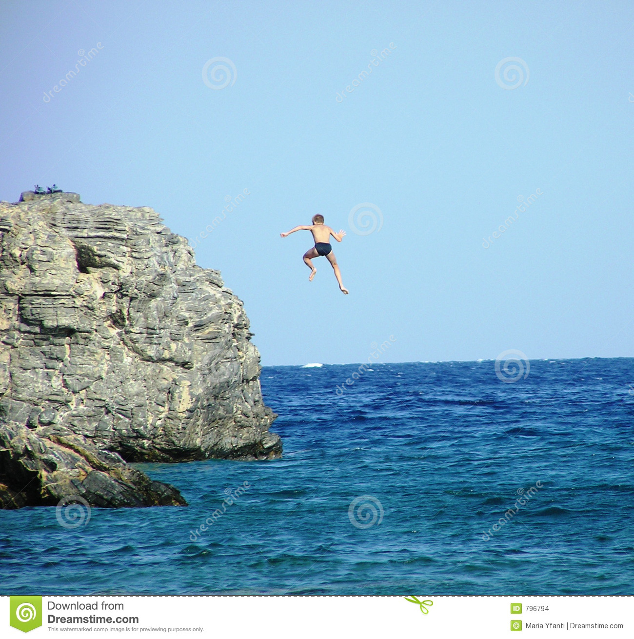 Diving Off Stock Images   Image  796794