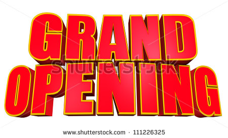 Grand Opening Clip Art 3d Text Grand Opening With