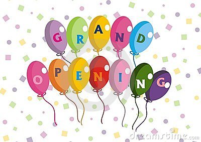 Grand Opening Colorful Balloons Stock Photos   Image  16965313
