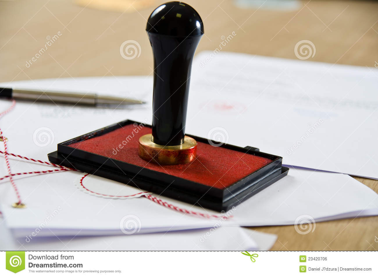 Notary Public Stamper Royalty Free Stock Image   Image  23420706