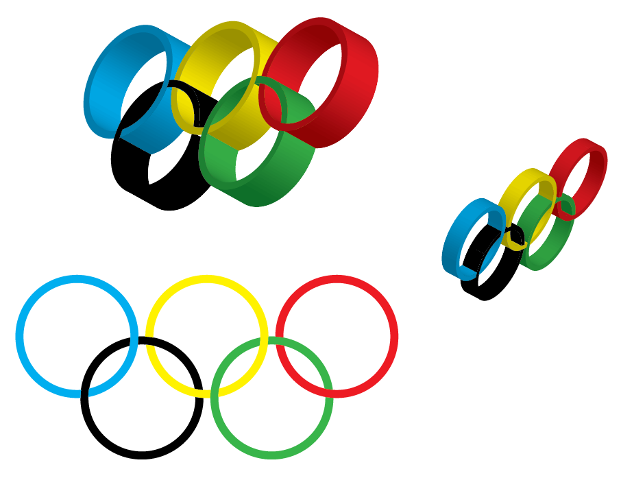 Olympic Rings Vector   Clipart Best