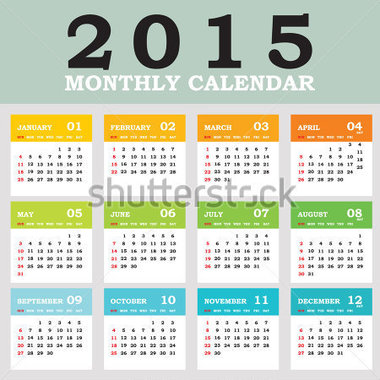 Simple 2015 Calendar   2015 Calendar Design   2015 Calendar Vertical    