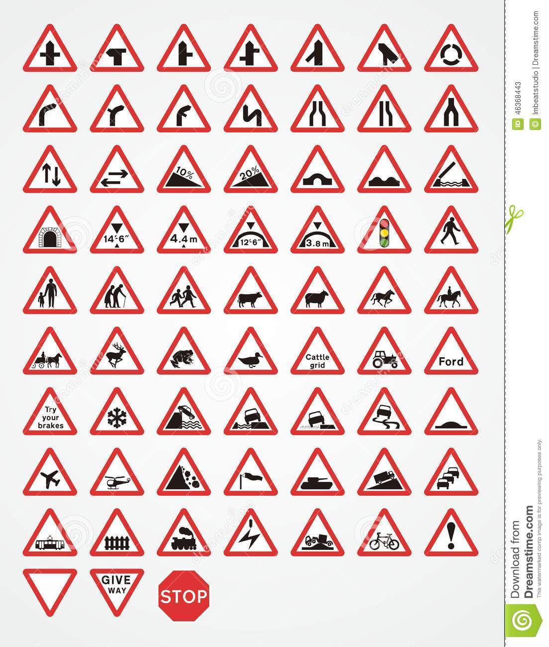 Warning Signs Are Used To Alert Drivers Topotential Danger Ahead  They