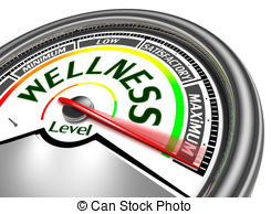 Wellness Conceptual Meter Indicate Maximum Isolated On