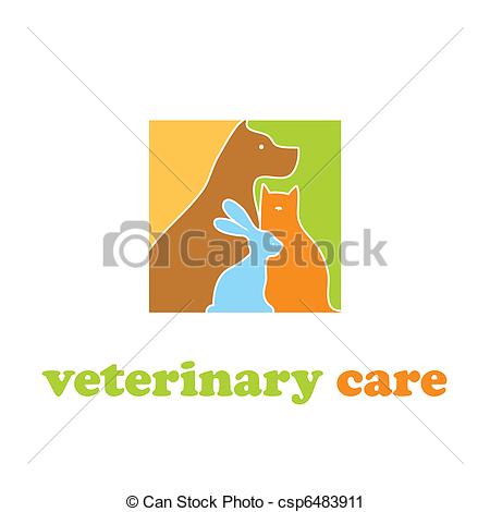 Clipart Of Veterinary Care   Template To Sign The Veterinary Care    