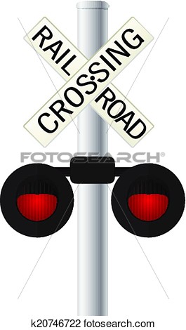 Clipart   Railroad Crossing Sign  Fotosearch   Search Clip Art    
