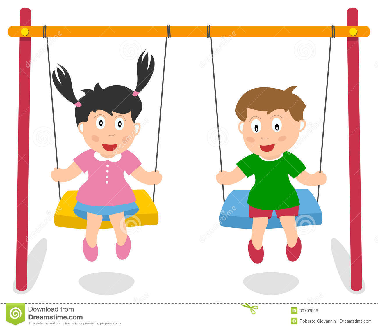Girl On Swing Clipart   Cliparthut   Free Clipart