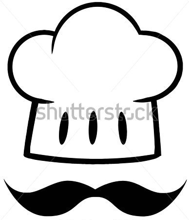 Gorro De Chef Con El Logo De Bigote Im Genes Predise Adas  Clip Arts