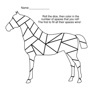 Horse Dice Game Clip Art At Clker Com   Vector Clip Art Online