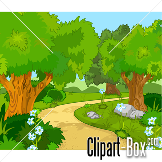 Jungle Scene Clip Art Clipart Forest Landscape