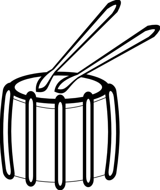 Marching Snare Drum Clipart Drum Clipart Black And 