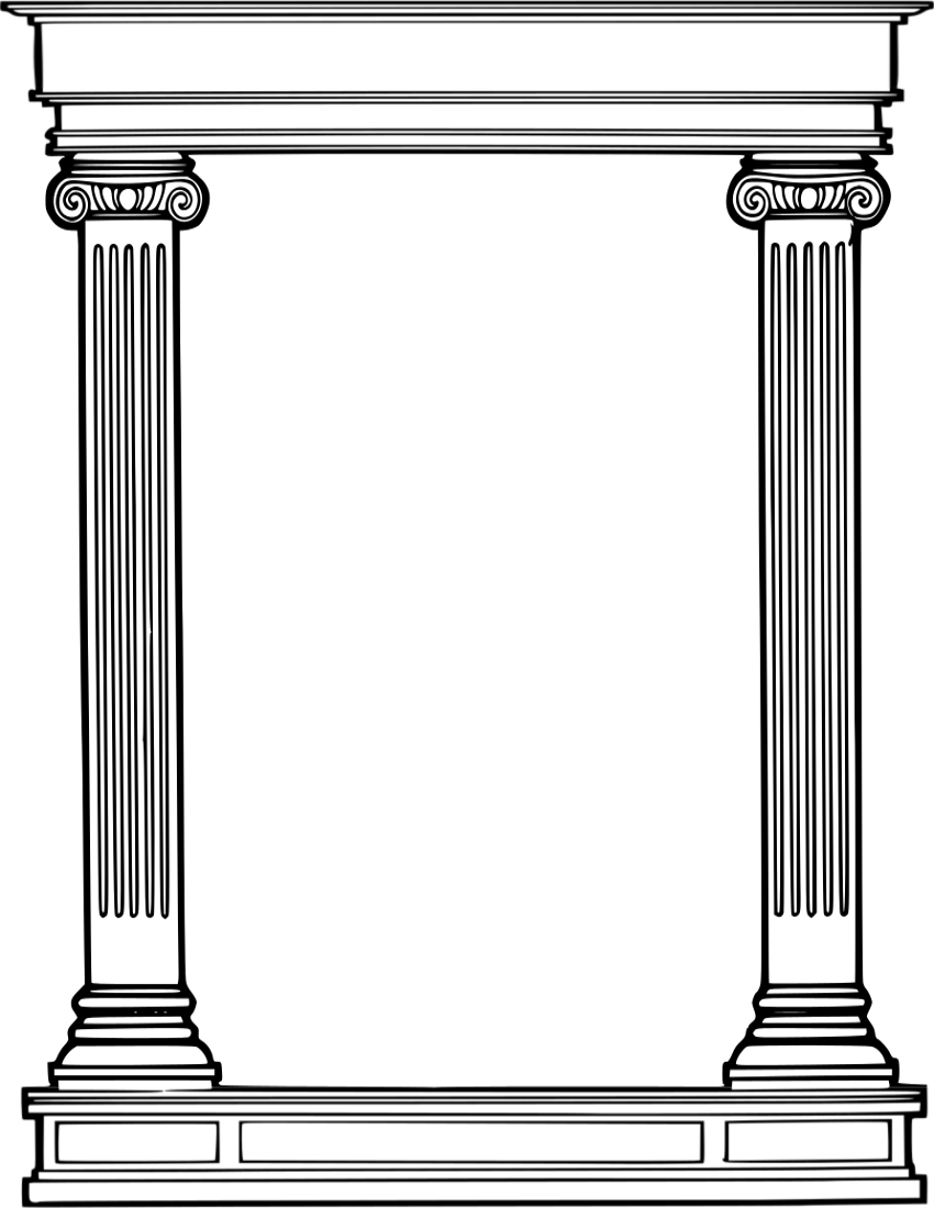 Roman Column Frame    Page Frames More Frames Column Roman Column