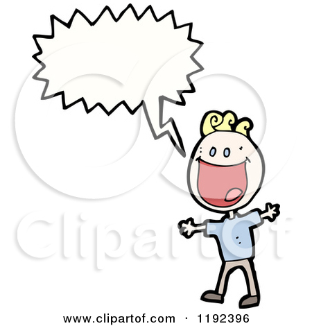 Royalty Free  Rf  Child Speaking Clipart Illustrations Vector