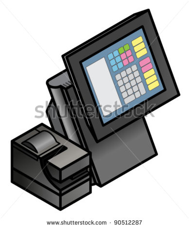 Sales Receipt Clipart A Touchscreen Point Of Sale