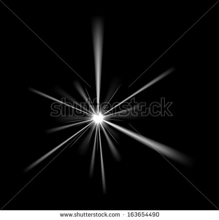 Vector Light Glare On Black Background Eps 10 Vector Gradient Mesh
