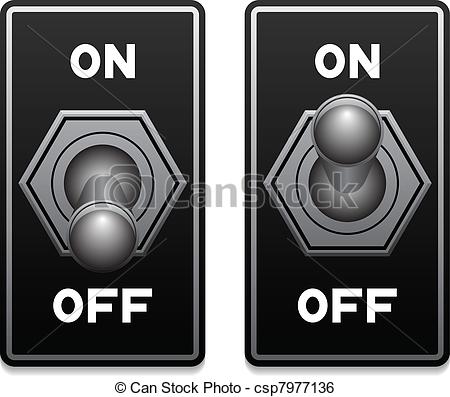 Vector   Power Switch   Stock Illustration Royalty Free Illustrations