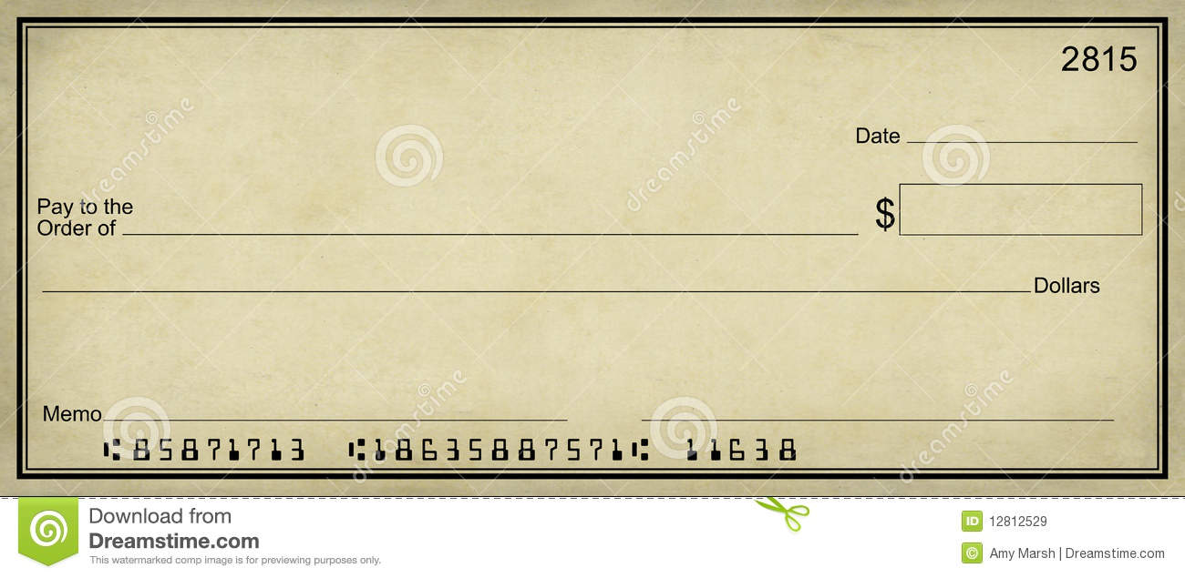 Blank Check Parchment Background Royalty Free Stock Images   Image