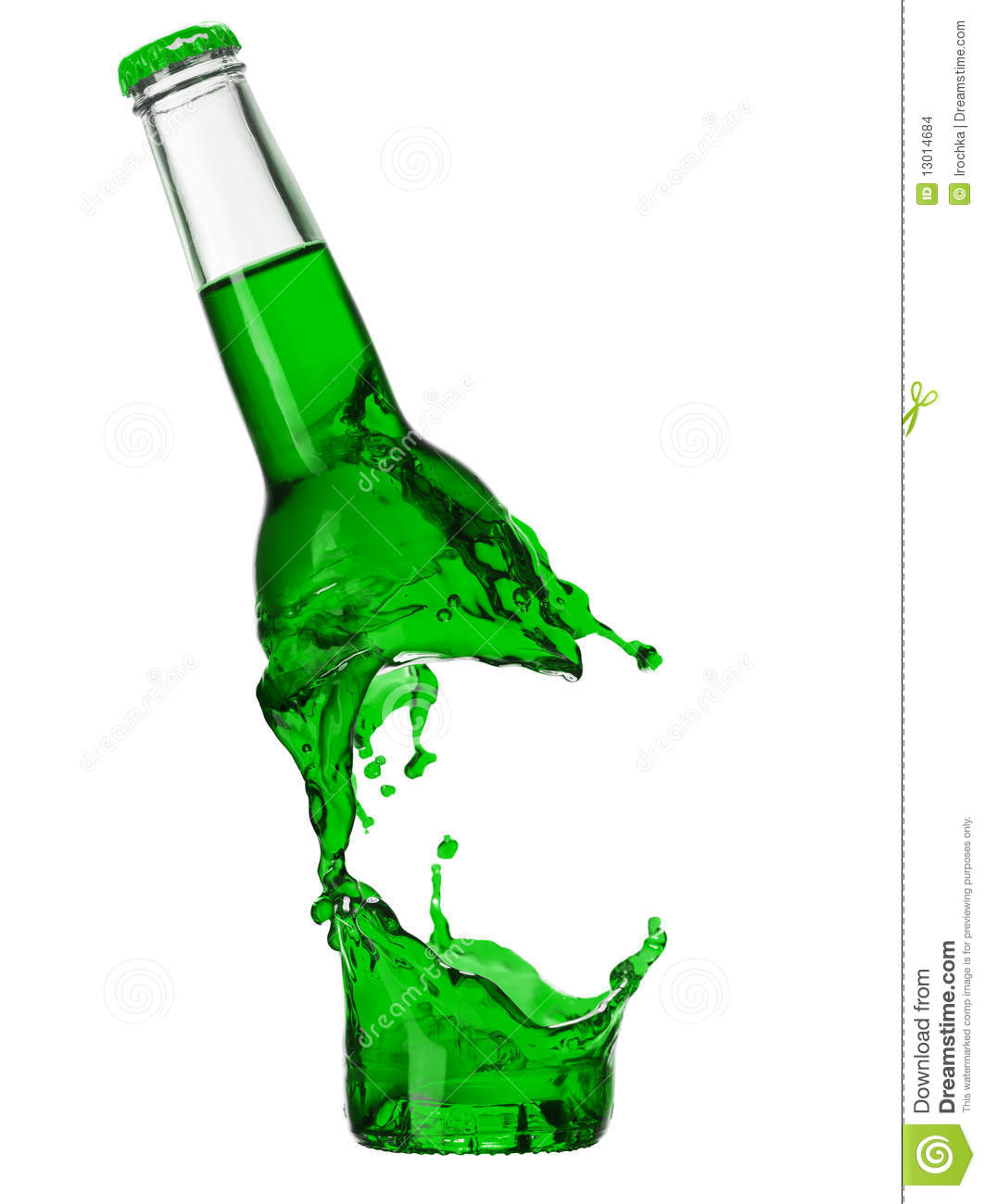 Broken Glass Bottle Clipart Smashed Green Bottle