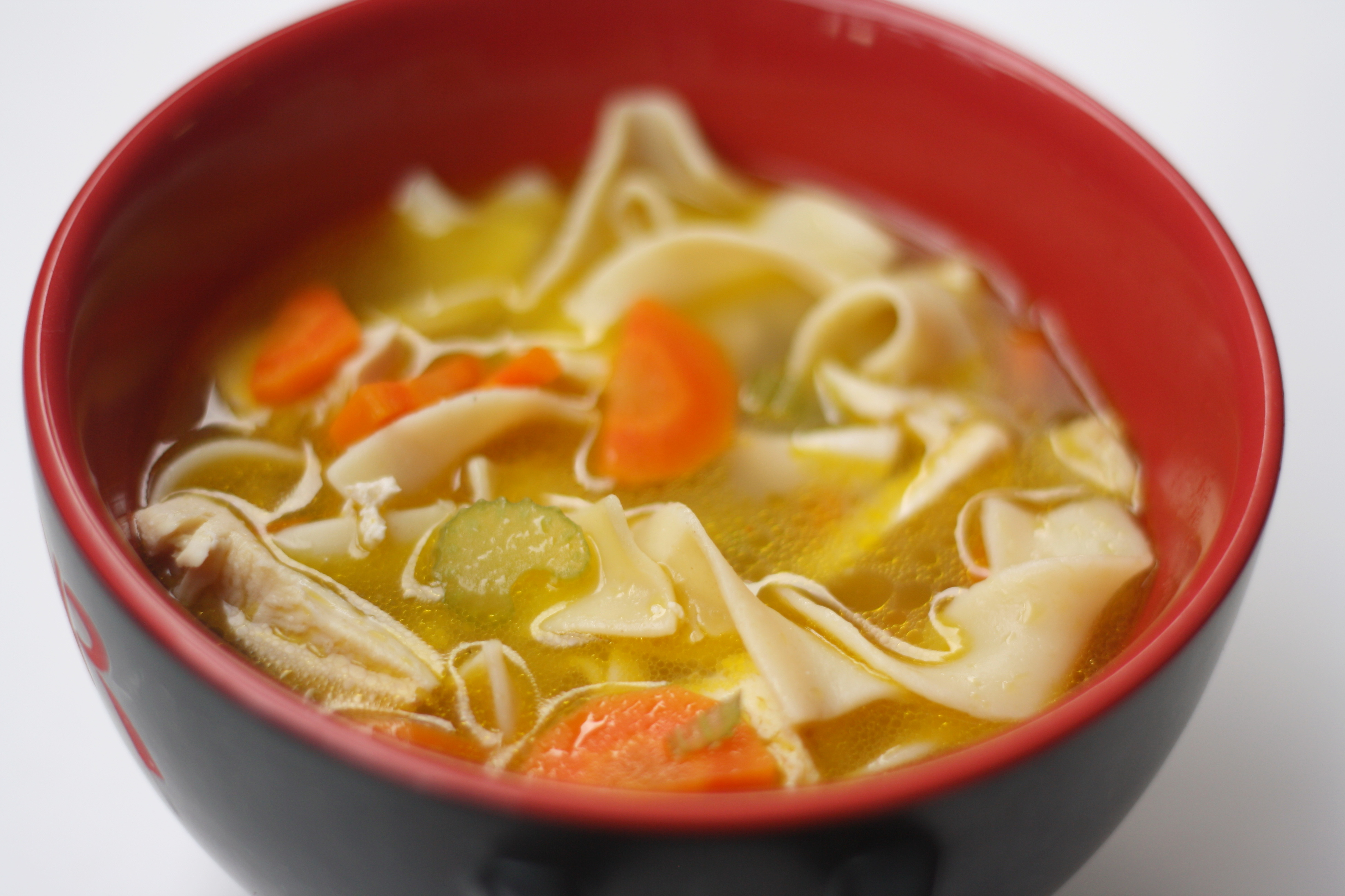 Chicken Noodle Soup With Homemade Broth