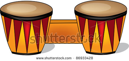 Clip Art Illustration Of Wooden Bongo Drums    86933428   Shutterstock