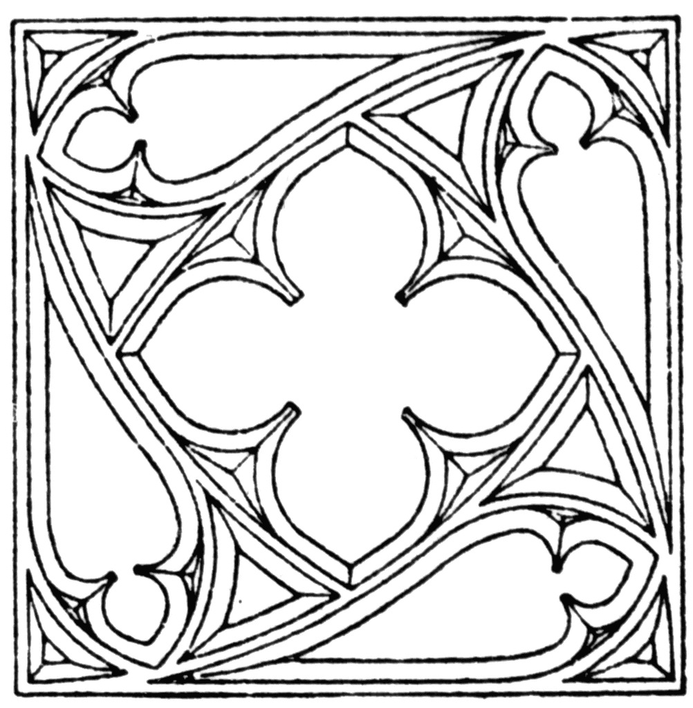 Gothic Tracery   Clipart Etc