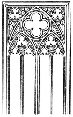 Gothic Tracery Patterns   Gothic Tracery   Clipart Etc
