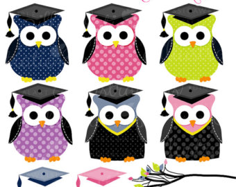     Graphics Owl Clipart Polka Dot Owls Graduation Cap Graduation Owl