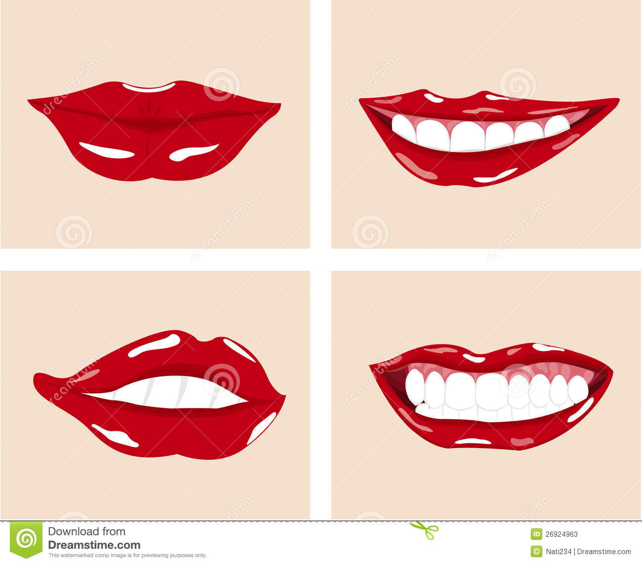 Happy Female Smile With Healthy White Teeth Stock Photos   Image