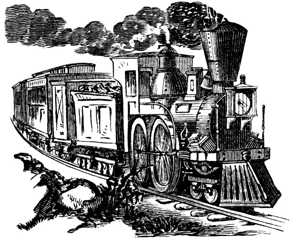 Old Train   Clipart Etc