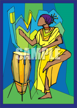 Royalty Free African American Clip Art Entertainment Clipart