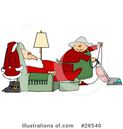 Santa Clipart  26540 By Djart   Royalty Free  Rf  Stock Illustrations