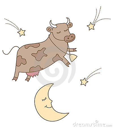 The Cow Jumped Over The Moon Royalty Free Stock Photo   Image