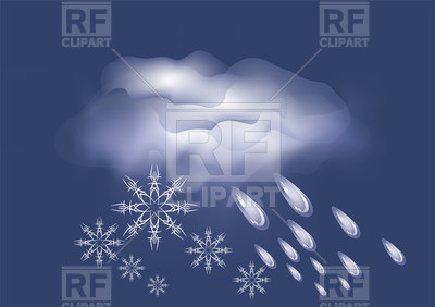 Weather Icon   Cloud With Rain And Snow 27359 Backgrounds Textures