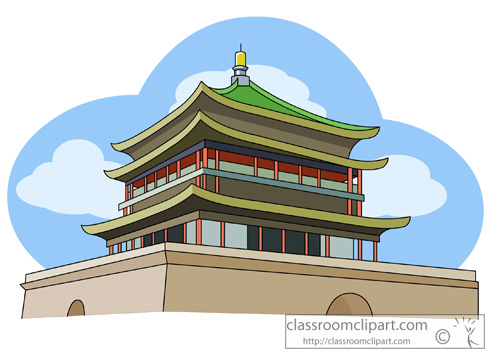 Ancient China   China Temple 904   Classroom Clipart