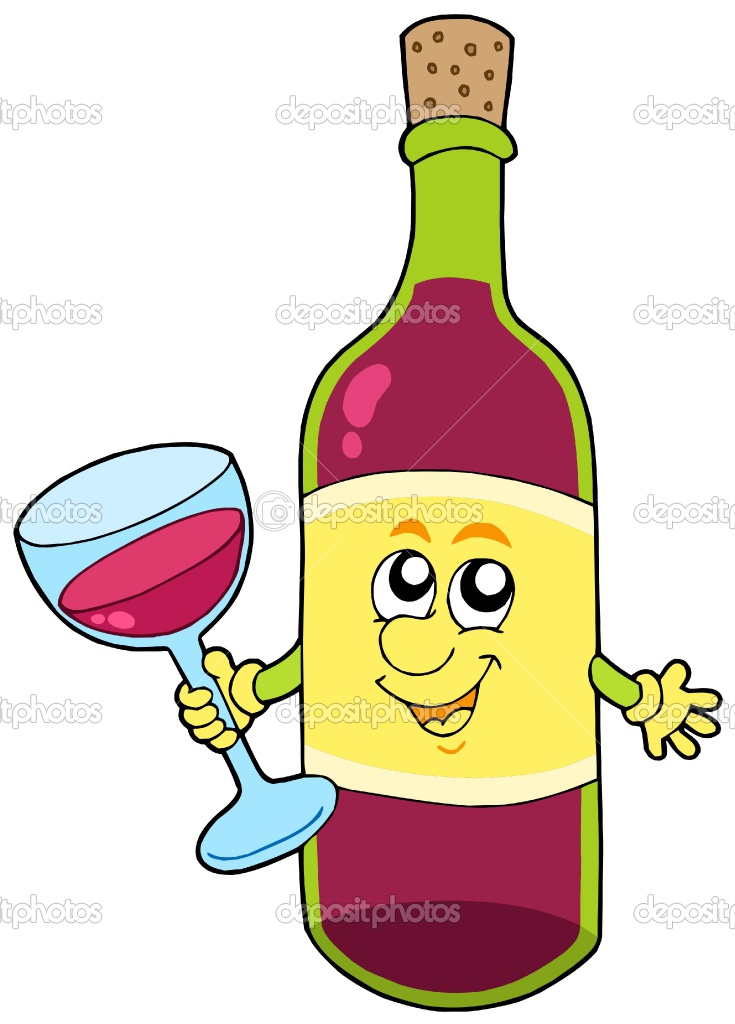 Animated Wine Bottles Clipart