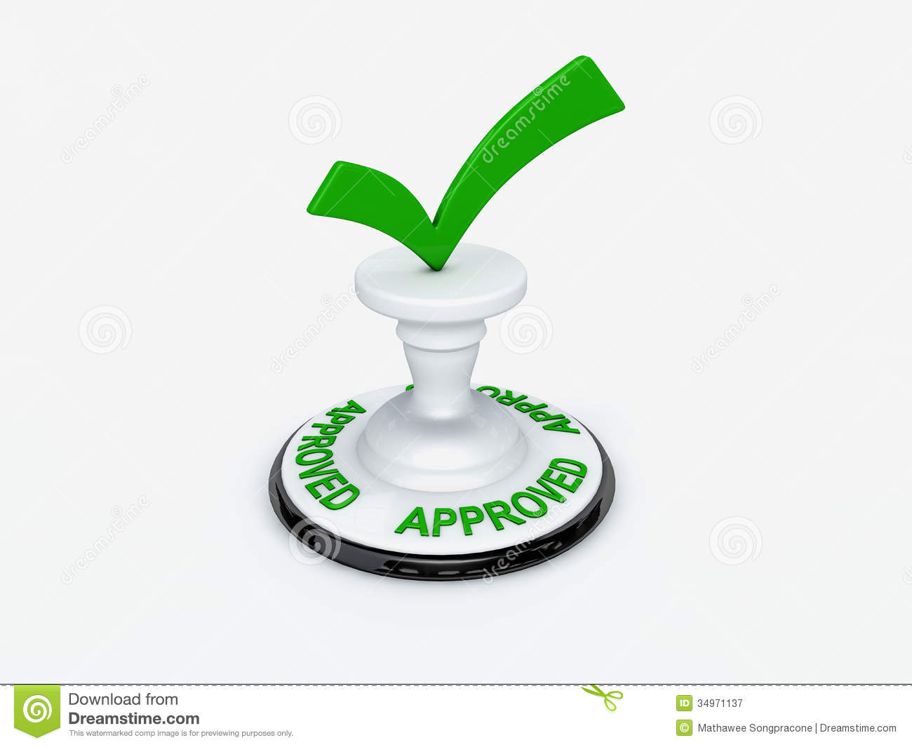 Approved Sign Royalty Free Stock Photography   Image  34971137