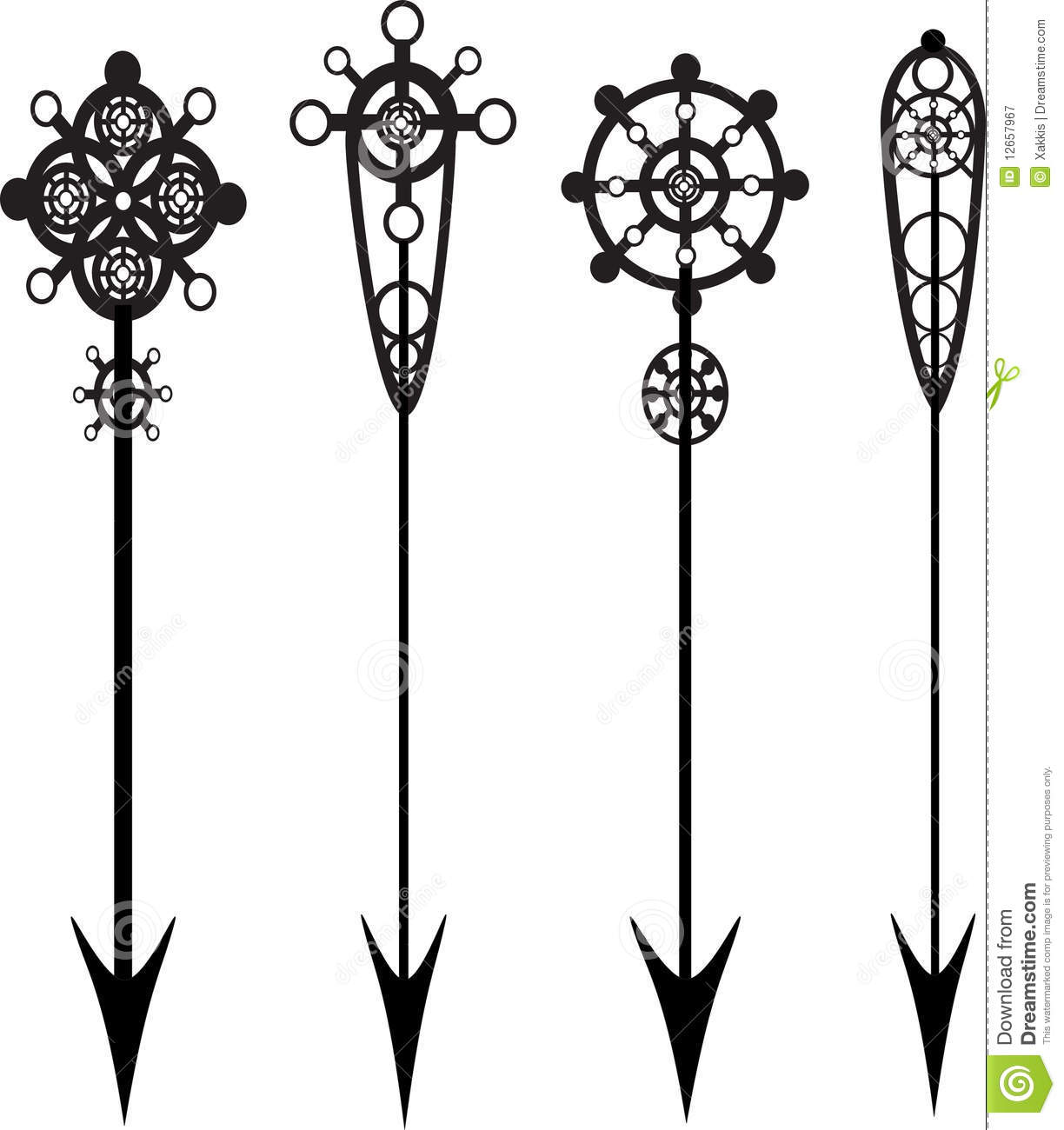 Arrows Vector Set Royalty Free Stock Photography   Image  12657967