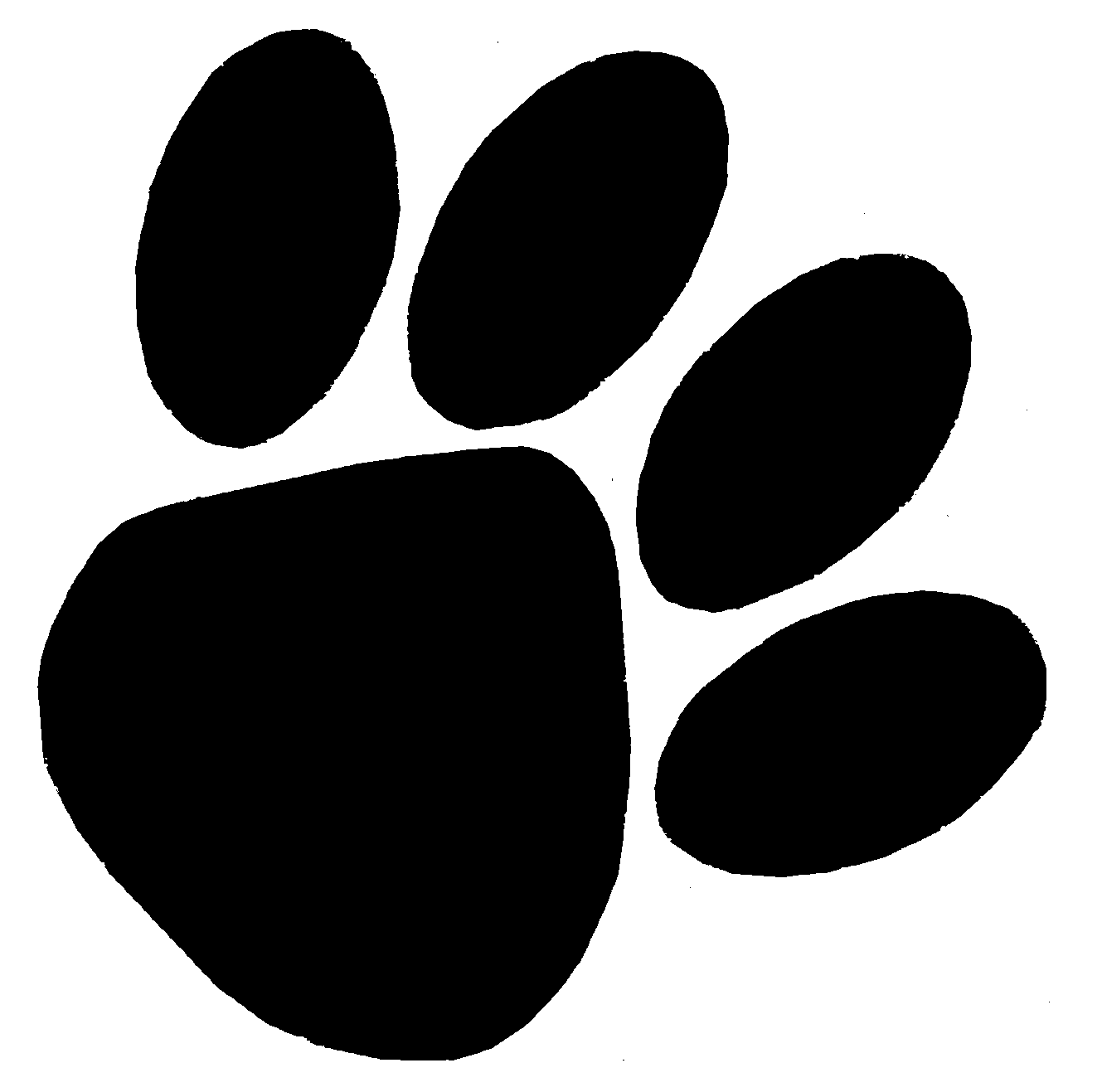 Bear Paw Clipart Black And White   Clipart Panda   Free Clipart Images