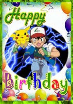 Birthday Greeting Cards  Pokemon Birthday Cards