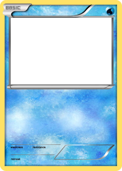 Bw Water Basic Pokemon Card Blank By The Ketchi On Deviantart