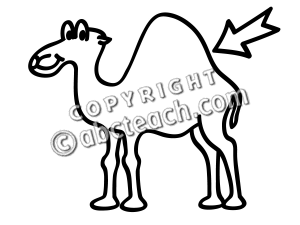 Clip Art  Basic Words  Hump  Coloring Page    Preview 1