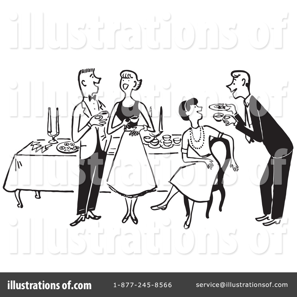Dining Clipart  1215751 By Picsburg   Royalty Free  Rf  Stock    