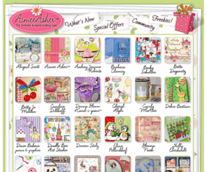 Frames Tags Digital Stamps Printables Graphics Custom Candy    