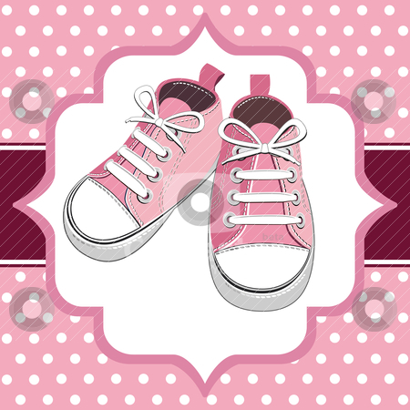 Kids Sneaker Vector Illustration   Download Baby Royalty Free Clipart